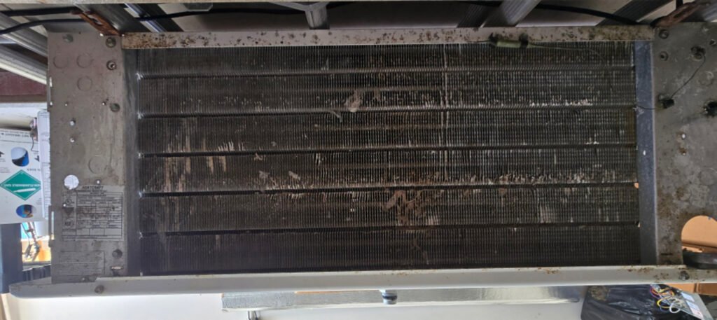 walk-in cooler evaporator coil with multiple refrigerant leaks amelia island florida